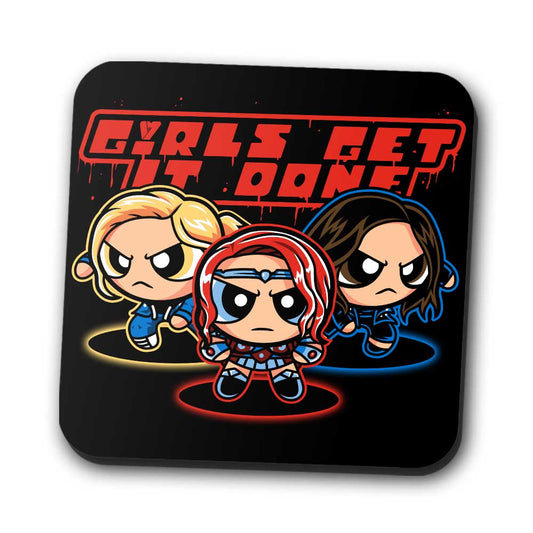 Girls Get Puff Done - Coasters
