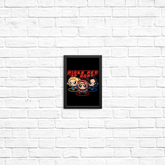 Girls Get Puff Done - Posters & Prints