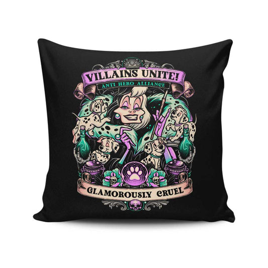 Glamorously Cruel - Throw Pillow