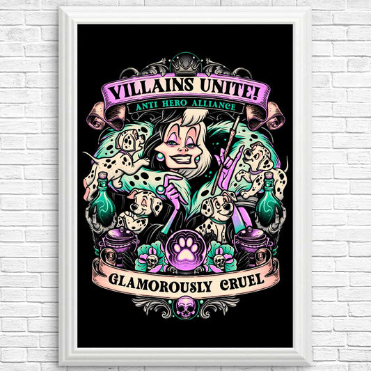 Glamorously Cruel - Posters & Prints