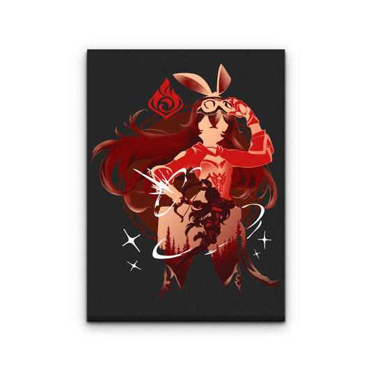 Gliding Champion Amber - Canvas Print