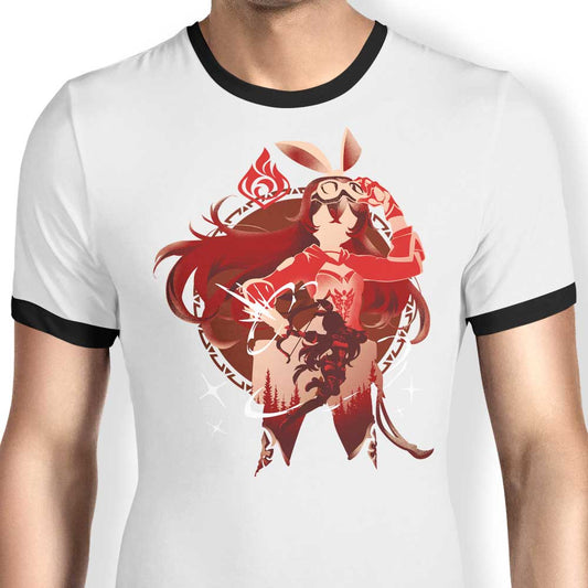 Gliding Champion Amber - Ringer T-Shirt