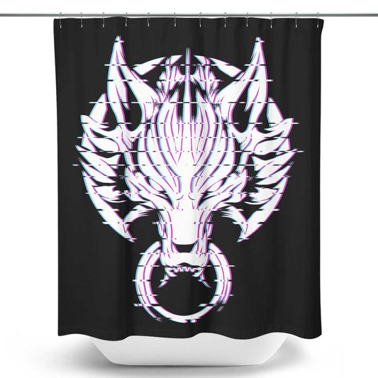 Glitch Fantasy - Shower Curtain