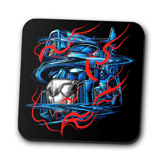 Glitch Flames - Coasters