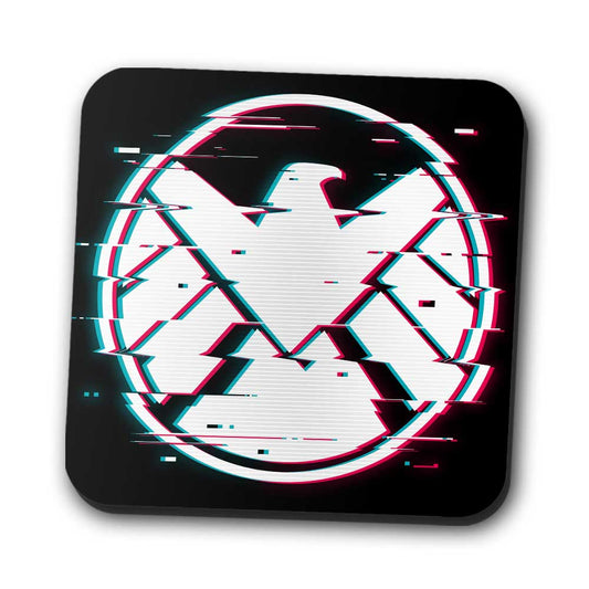 Glitched Agents - Coasters