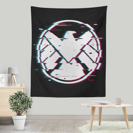 Glitched Agents - Wall Tapestry