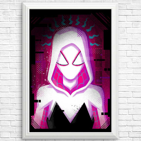 Glitched Gwen - Posters & Prints