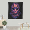 Glowing Camper - Wall Tapestry