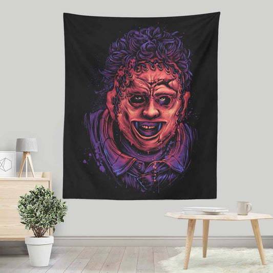 Glowing Leather Maker - Wall Tapestry
