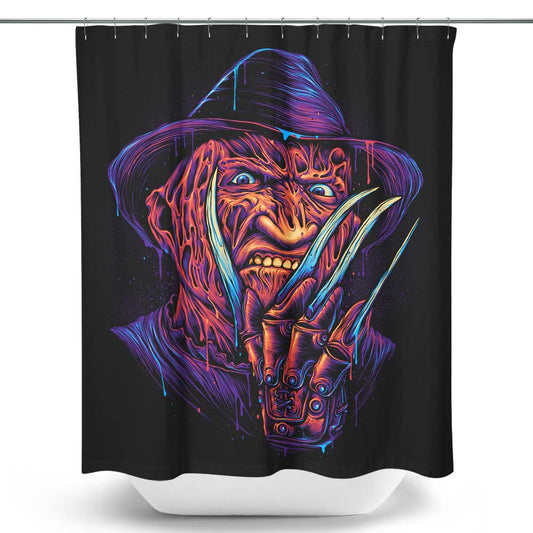 Glowing Nightmare - Shower Curtain