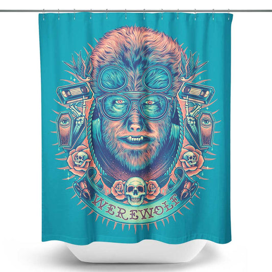 Glowing Werewolf - Shower Curtain