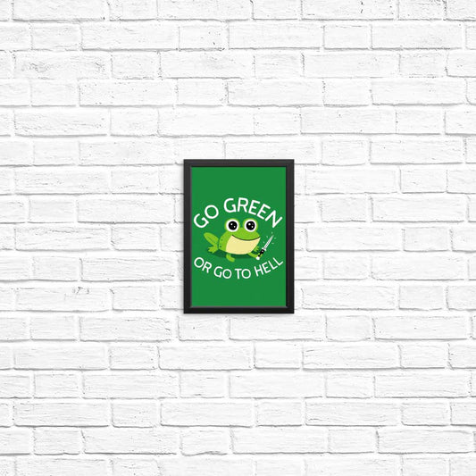 Go Green - Posters & Prints