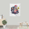 Go Kart Watercolor - Wall Tapestry