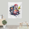 Go Kart Watercolor - Wall Tapestry