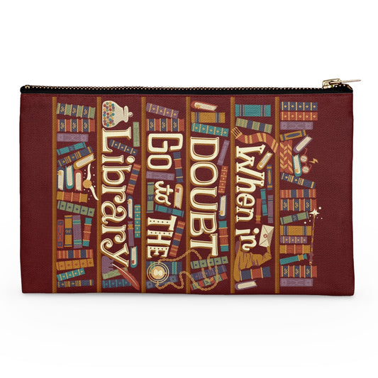 Go to the Library - Accessory Pouch