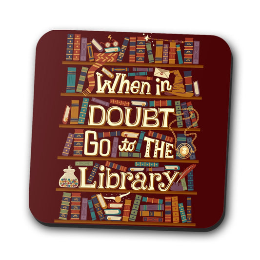 Go to the Library - Coasters