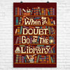 Go to the Library - Poster