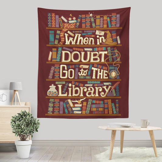 Go to the Library - Wall Tapestry