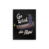 Go With the Flow - Metal Print