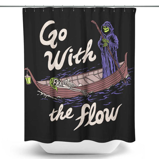 Go With the Flow - Shower Curtain
