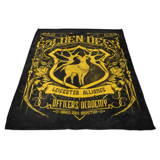 Golden Deer Officers - Fleece Blanket