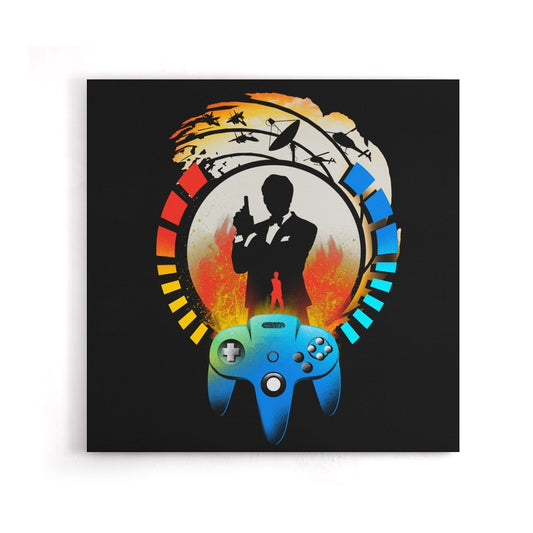 Golden Gun 64 - Canvas Print