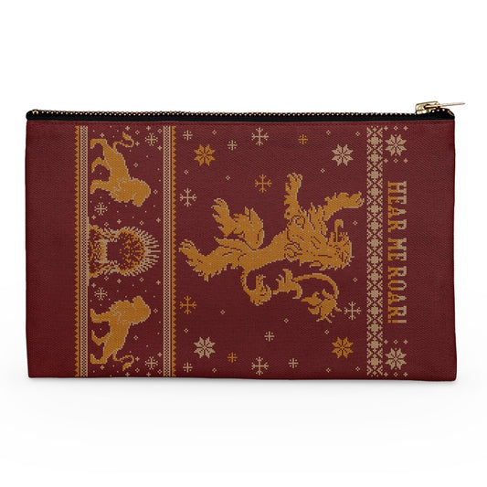 Golden Lion Sweater - Accessory Pouch