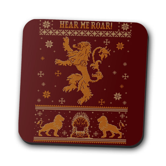 Golden Lion Sweater - Coasters