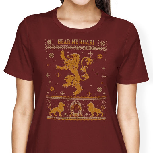 Golden Lion Sweater - Women's Apparel