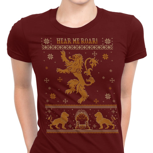 Golden Lion Sweater - Women's Apparel