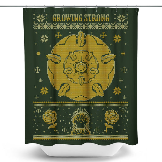 Golden Rose Sweater - Shower Curtain