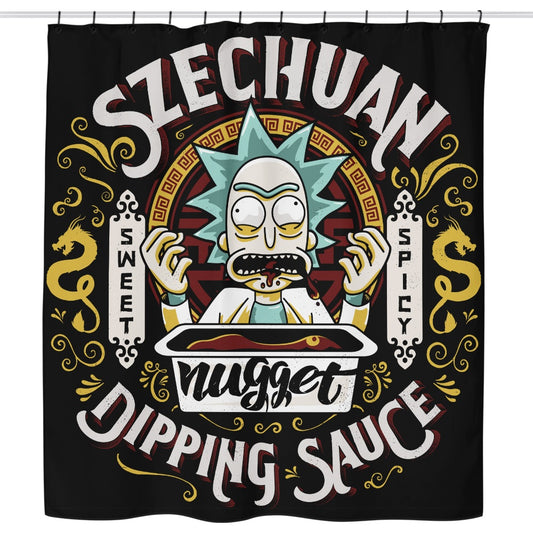 Grandpa's Dipping Sauce - Shower Curtain