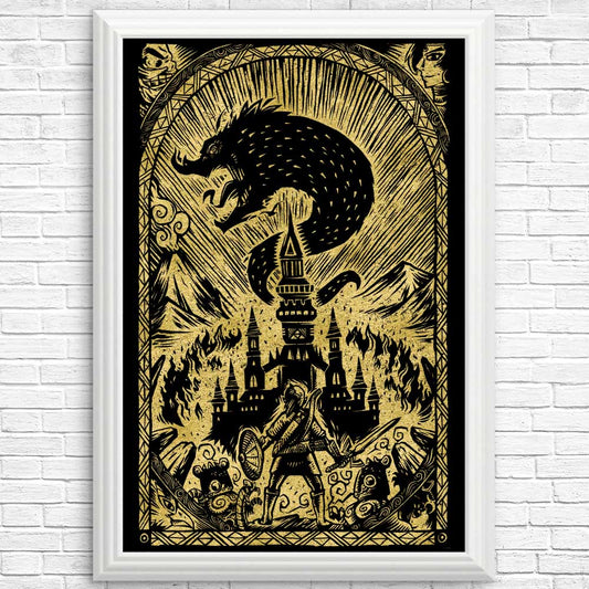 Great Cataclysm (Gold) - Posters & Prints