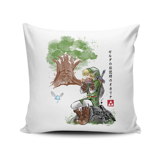 Great Deku Watercolor - Throw Pillow