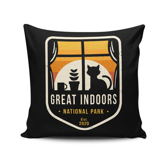 Great Indoors National Park - Throw Pillow