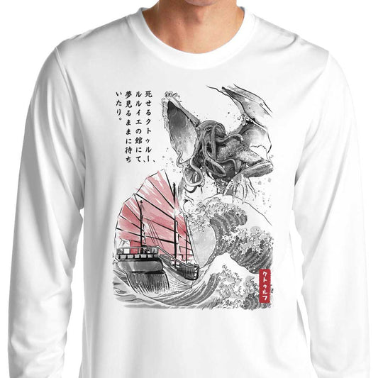 Great Old One Sumi-e - Long Sleeve T-Shirt