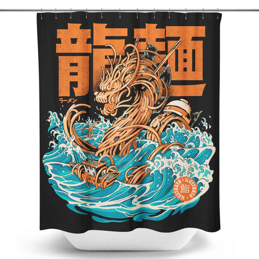 Great Ramen Dragon (Alt) - Shower Curtain