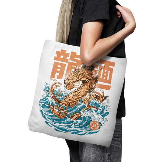 Great Ramen Dragon Off Kanagawa - Tote Bag