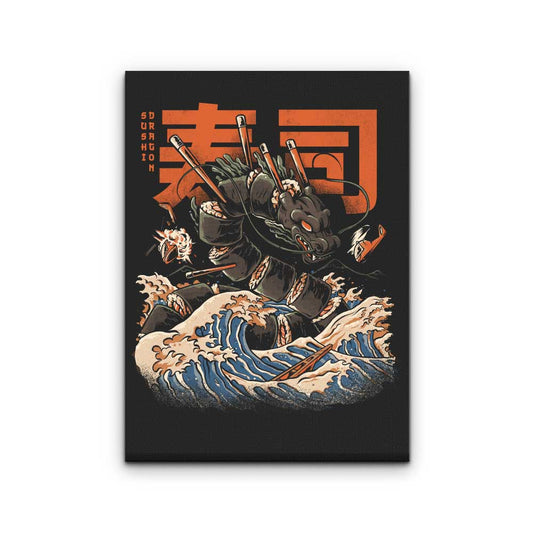 Great Sushi Dragon (Alt) - Canvas Print