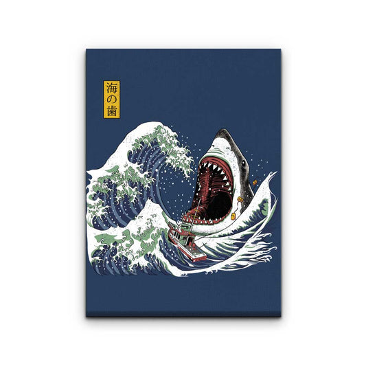 Great White Off Amity - Canvas Print