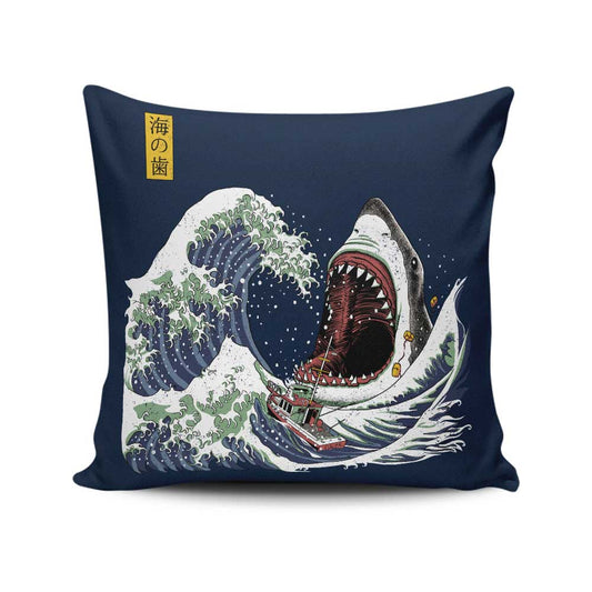 Great White Off Amity - Throw Pillow