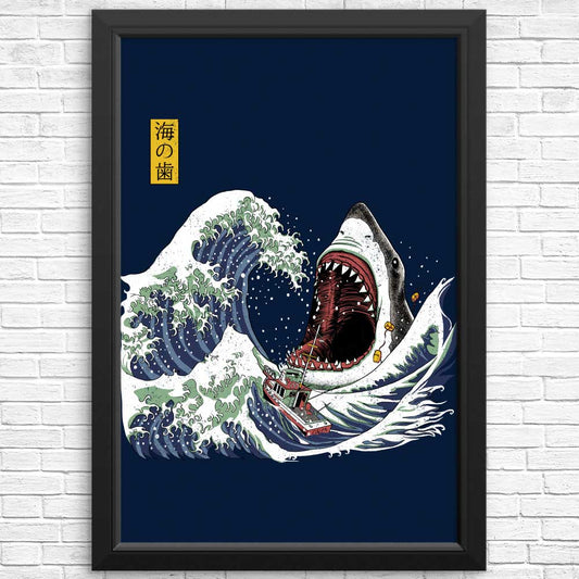 Great White Off Amity - Posters & Prints