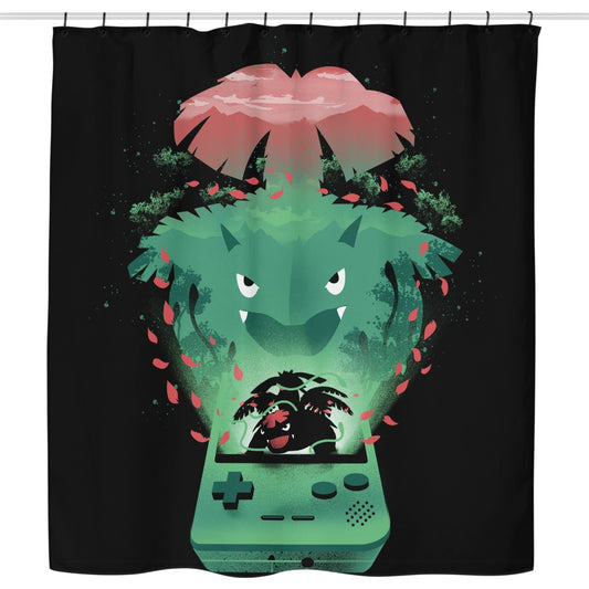 Green Pocket Gaming - Shower Curtain
