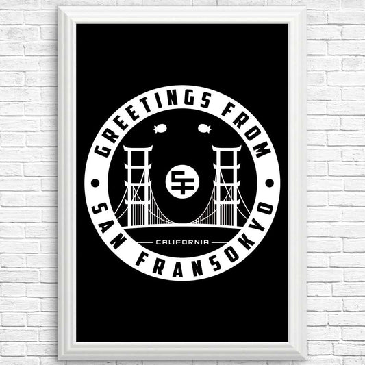 Greetings from San Fransokyo - Posters & Prints