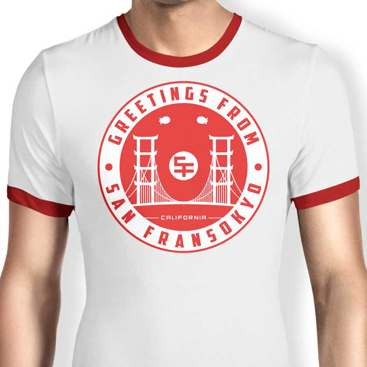 Greetings from San Fransokyo - Ringer T-Shirt
