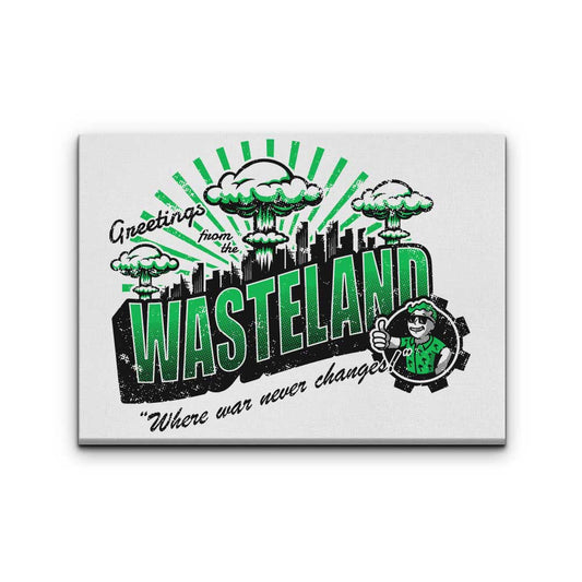 Greetings from the Wasteland - Canvas Print