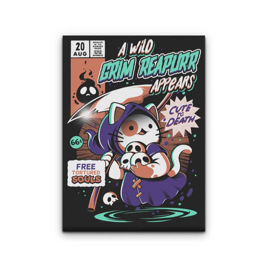 Grim Reapurr - Canvas Print