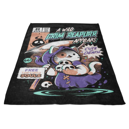 Grim Reapurr - Fleece Blanket