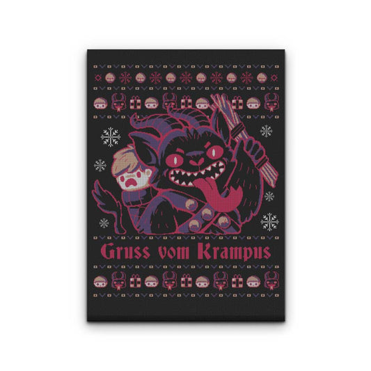 Gruss Vom Krampus - Canvas Print