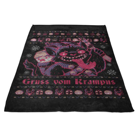 Gruss Vom Krampus - Fleece Blanket